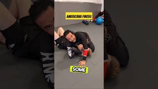 Americana finishing tip ✊✊✊ jiujitsu brazillianjiujitsu submission americana [upl. by Ernestus367]