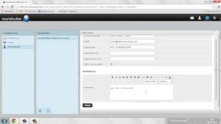 Tutorial Geral Webmail RoundCube [upl. by Rednael]