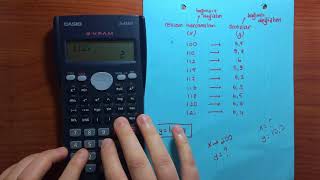 Bilimsel Hesap Makinesi Kullanımı 6  Korelasyon Katsayısı Calculator Tutorial 6 [upl. by Atinuahs]