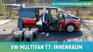 VW Multivan T7 14leHybrid  Alle SITZKONFIGURATIONEN  ELECTRIFY ME [upl. by Eiram]