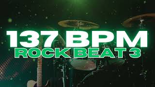 137 BPM  Rock Drum Beat  Loop 3 [upl. by Dijam811]