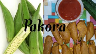 Ladies finger pakora  Easy pakora recipe  ঢেঁড়স পাকোড়া রেসিপি Vlog36 Tonu Zaman BD Vlogger [upl. by Castra]