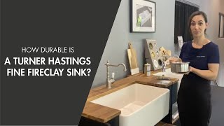 How Durable is a Turner Hastings Fine Fireclay Sink [upl. by Eliga15]