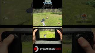 Pokemon Legends Arceus steamdeckoled pokemon pokemonlegendsarceus gaming switch [upl. by Essirehc]