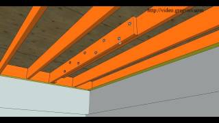 How To Repair Cut or Damaged Floor Joist – Bolting New Joist To Existing [upl. by Pantin]