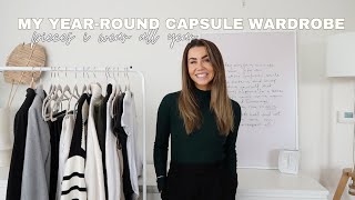 MY YEARROUND WARDROBE ESSENTIALS 🧥 creating a capsule wardrobe items I style in every season [upl. by Nies998]