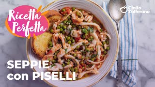 💚🦑 SEPPIE con PISELLI  la RICETTA PERFETTA di GZ😍✨ [upl. by Nae]