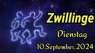 horoskop Zwillinge Dienstag 10 September 2024 [upl. by Zoila]