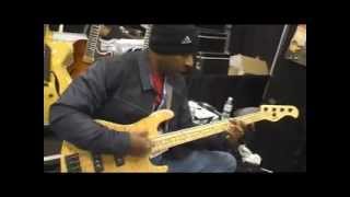 NAMM 2008 Sadowsky basses  Marcus Miller [upl. by Ariet]