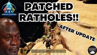 ASA  Patched Ratholes  Ark Survival Ascended [upl. by Yerahcaz]