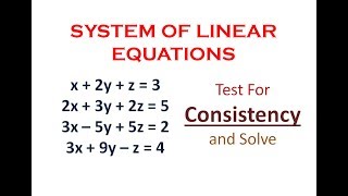 Numerical on System of Linear Equations  Matrices  Engineering Mathematics [upl. by Heron619]