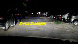 Brezza 2020 Petrol Lights  HID lights of Brezza ZXi Plus  High Beam  Low Beam [upl. by Kire]