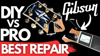 Gibson HEADSTOCK REPAIR PRO vs DIY [upl. by Normak]