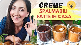 CREME SPALMABILI fatte in casa NOCCIOLA e CACAO PISTACCHIO e ARACHIDI [upl. by Yarled]