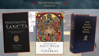 Texts for Holy Week  Printed and Online Resources It is not too late to order for the Triduum [upl. by Clio683]