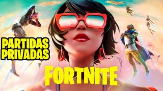 Como Crear y Participar en Partidas Privadas FORTNITE Partidas Personalizadas [upl. by Eul]