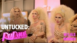 Untucked RuPauls Drag Race Episode 8  Conjoined Queens [upl. by Enaelem572]