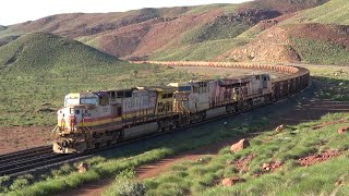 The Driverless Iron Ore Trains Of Rio Tinto Australia [upl. by Edijabab]