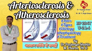 Arteriosclerosis and Atherosclerosis  Intro Types Etiology Pathophysiology BP 204T U2 L6 [upl. by Misty]