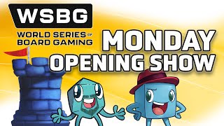 World Series of Board Gaming  Monday Opening Show [upl. by Ahsekel]