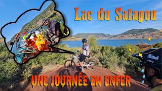 Film VTT  Lac du Salagou Une journée en Enfer 😨 [upl. by Giorgio]