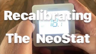 Heatmiser  Recalibrating the NeoStat v1 v2 or v3 [upl. by Zakaria748]