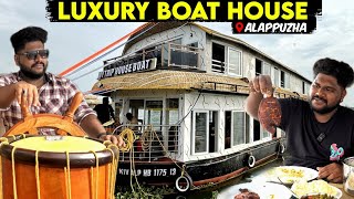 Luxury House Boat Tour 🔥  Alappuzha Karimeen  Foodie Prabu [upl. by Violante]