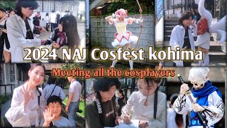 10th annual NAJ cosfest 2024  Asking autograph to all the cosplayers in Nagaland [upl. by Braeunig]