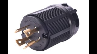 MICTUNING 30A Generator Twist Locking Plug 125 250V NEMA L1430P 4 Prong Industrial Grade Overview [upl. by Thurmann]