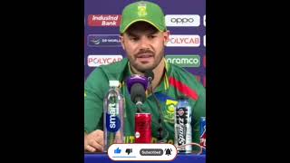 Aiden Markram post match press conference  South Africa vs Bangladesh CWC 2023  Quinton de kock [upl. by Katonah]