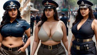 4K Al Lookbook Model Video Beautiful Women In Police Costumes ailookbook [upl. by Griselda941]