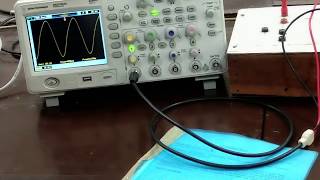 Experimental Setup for RC phaseshift oscillator and How it works [upl. by Perrin344]