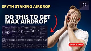 Stake Pyth for Multiple AirDrops Easy tutorial and how much to Stake [upl. by Oitaroh]