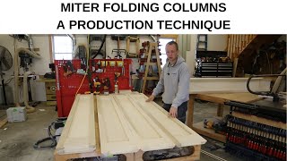 Miter Folding  A Production Technique for Making Columns no exposed fasteners [upl. by Kennie]