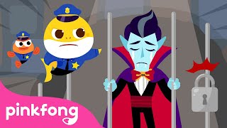 Police Baby Shark vs Halloween Monsters  Halloween Story for Kids  Pinkfong Official [upl. by Glick665]