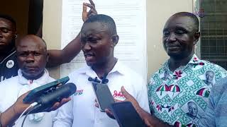 AMENFI EAST NDC PARLIAMENTARY CANDIDATE HON NICHOLAS AMANKAH SUBMITTED FORMS AT EC OFFICE [upl. by Nonnah]