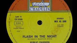 Public Passion  Flash in the Night 1986 ItaloDisco [upl. by Barnaby161]