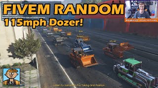 The Fastest Dozer In The World  GTA FiveM Random All №6 [upl. by Javier979]