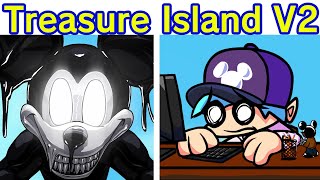 Friday Night Funkin VS Five Nights at Treasure Island V2 FNF Mod FNATI Mickey Mouse HorrorFNAF [upl. by Zetrauq]