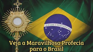 VEJA A MARAVILHOSA PROFECIA PARA O BRASIL [upl. by Nodnek]