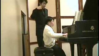 Lang Lang and George Li 9 yr with Sun Flowers [upl. by Nwahshar]