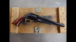 GUN TEST Uberti 44quot 1858 New Model Army muzzleloading revolver [upl. by Nakre]