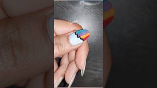 Easy Striped Nail Art 💅for Beginnersnailart2024 [upl. by Nessie]