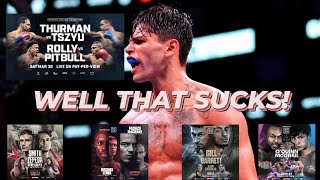 Ep 205  Poor Product 🥊 Matchroom release Spring Schedule PBC on Prime PPV Ryan Garcia in the cold [upl. by Aytida924]