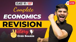 Live Marathon Complete Economics  Complete Revision Class 10 SST  Digraj Sir [upl. by Brietta]