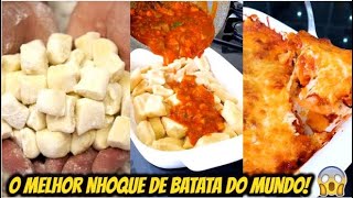 A MELHOR RECEITA DE NHOQUE DE BATATA QUE VOCÊ JÁ VIU  SIMPLES E FÁCIL [upl. by Blaire396]