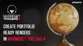 Marmoset Toolbag 4 Beginners Tutorial  Rendering a game asset in Marmoset Toolbag 4 [upl. by Cos]