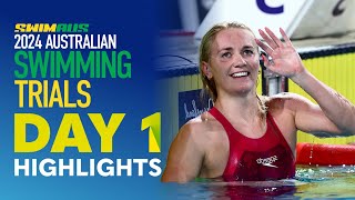 Australian Swimming Trials  Night 1 Highlights  Wide World of Sports [upl. by Wemolohtrab]