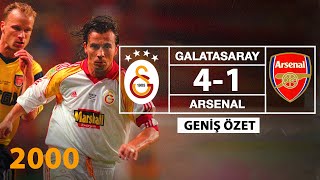 UEFA Kupası Galatasaray  Arsenal Final Maçı Geniş Özet  17 Mayıs 2000 [upl. by Alicsirp]