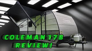 COLEMAN 17B TRAVEL TRAILER FULL DETAILED REVIEW WITH UPGRADES DONE TO IT [upl. by Ailedroc]